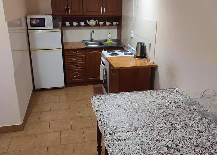 Apartamento Doba - центр 2 кім студія 7 місць завжди тепла ! Mukácheve